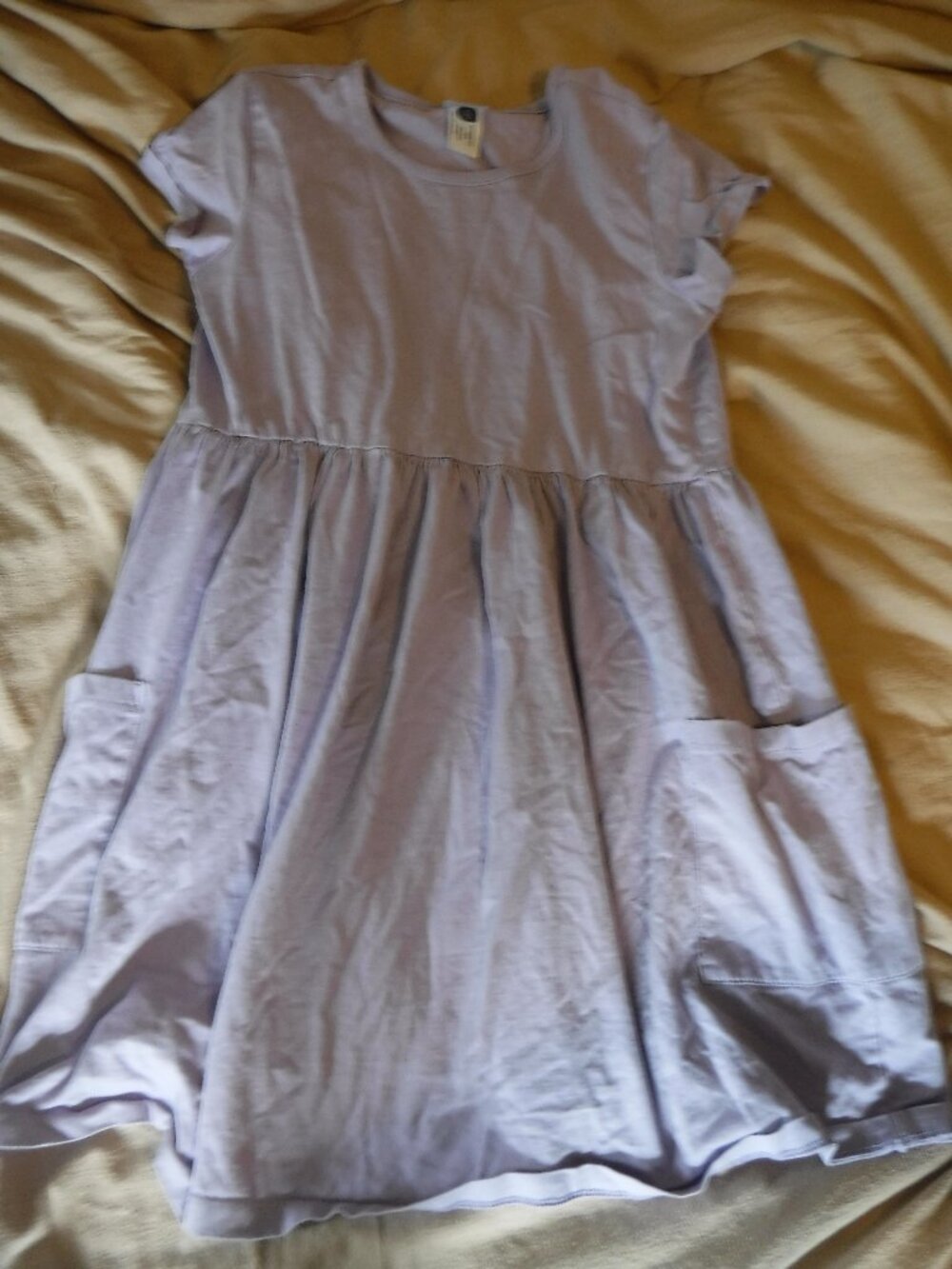 Hanna Andersson Purple Girls Size 150 Dress with Side Pockets